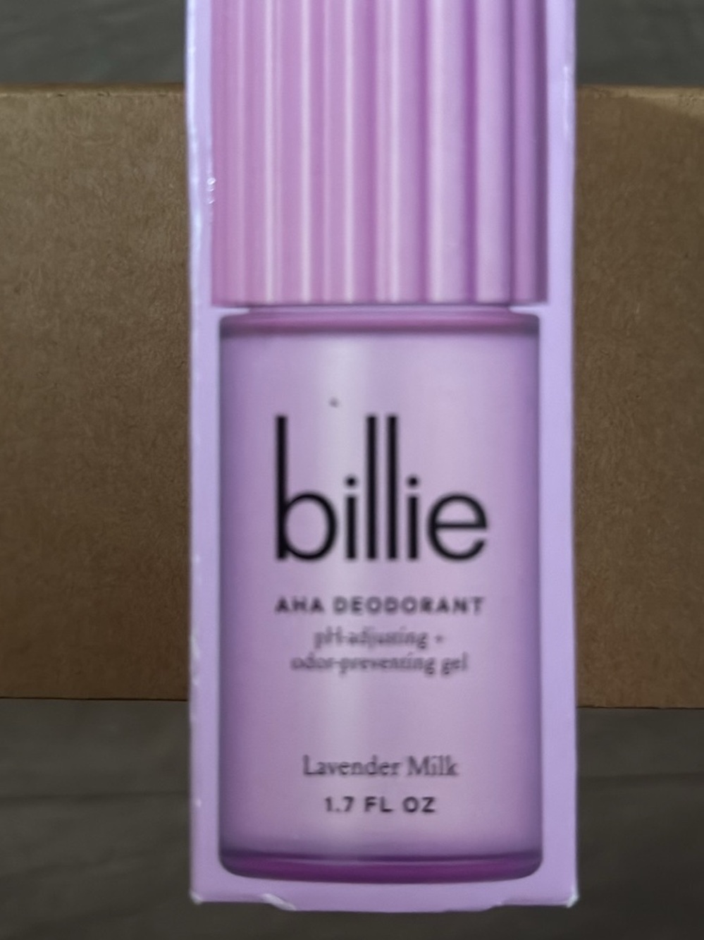 billie Lavender Milk AHA Deodorant Gel - Lavender Pink